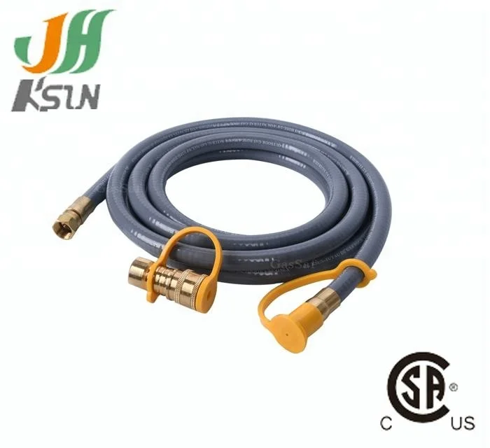 Low Pressure Natural Gas Hose with Quick Connector for Grill and Heater
