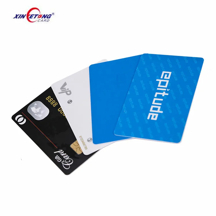 Code 128 or EAN 13 Barcode Numbers 85.5x54mm PVC RFID Smart Card