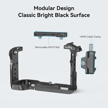 SmallRig Cage for Sony FX30 FX3 with Cable Clamp with Original XLR Handle - 4183 detail image
