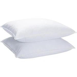 Professional Modern Neck Solid Hotel Pillow Insert White 100% Cotton Double Needle Stitching Breathable for Extreme Durability