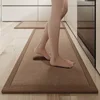Sally hemp sponge kitchen mat - brown
