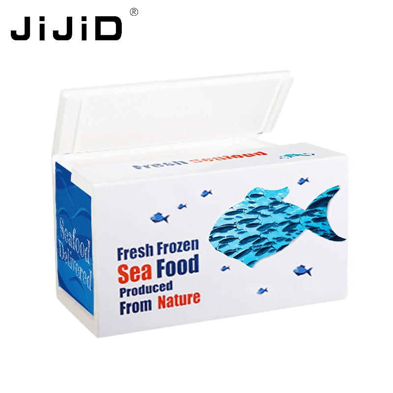 JiJiD Eps Insulated Box Frozen Fish Insulated Shipping Foam Boxes for Frozen Food Styrofoam Cooler Box