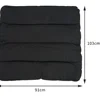 Cojín negro de doble asiento para silla - silla no incluida.