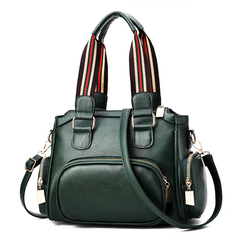 2022 Fall Simple Casual Square Hand Bags Ladies Soft PU Fashion Ladies Hand Bags for Women