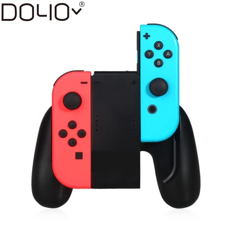  Joy-Con Charging Grip for Nintendo Switch OLED Controllers,  MYCHEER Comfort Joycon Grip Controllers Portable Gradient V-Shaped Handle  for Switch Joy-con Speed Charge While Play : Video Games