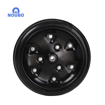 high quality durable 3 x13.5 inch wide natural  rubber agriculture   drill planter or seeder press wheel