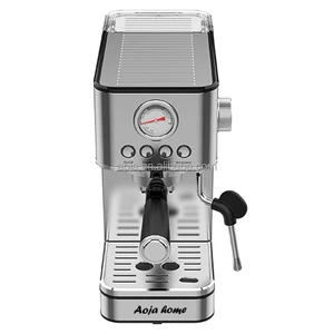 Professional Digital Touch Screen Espresso Maker 1.3L PP Material Water tank  Smart Expresso Machine with Milk Tank Portable