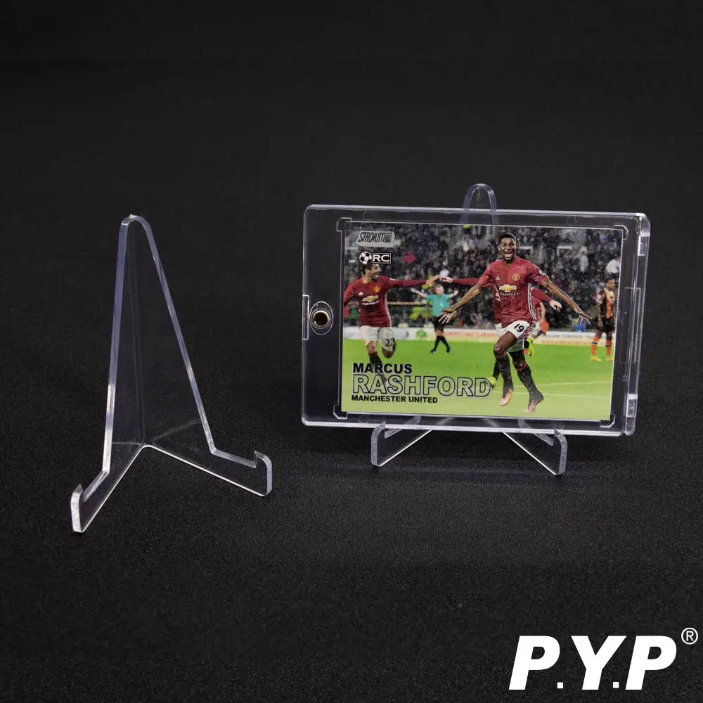 Trading Card Holders Display Stand 3x4" Top Loaders Stand One Touch
