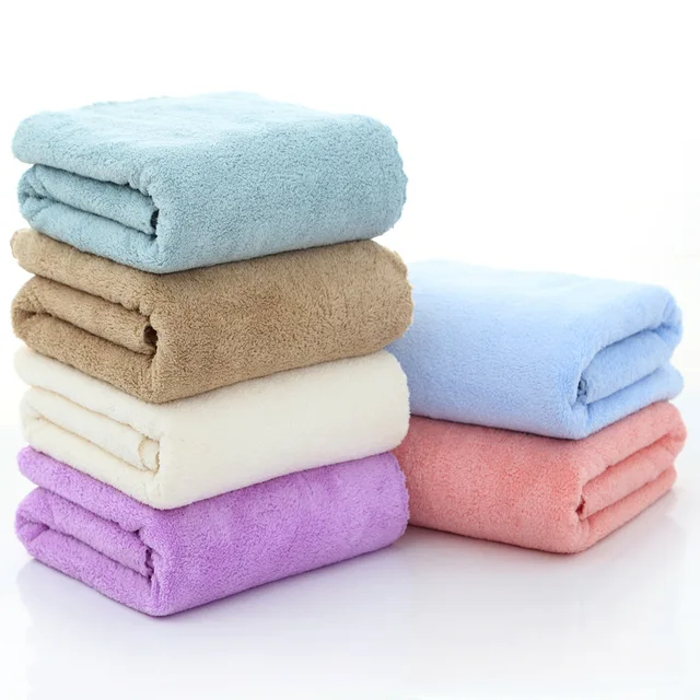 Towel Factory Wholesale High Quality 70*140cm Microfiber Embossed Pattern Bath Towel For Adult Kids Bath Towels