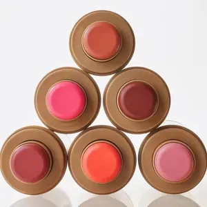 New 6 Colors Liquid Blush Stick with Pearlescent & Fine Shine for Face Brightening and Matte Finish