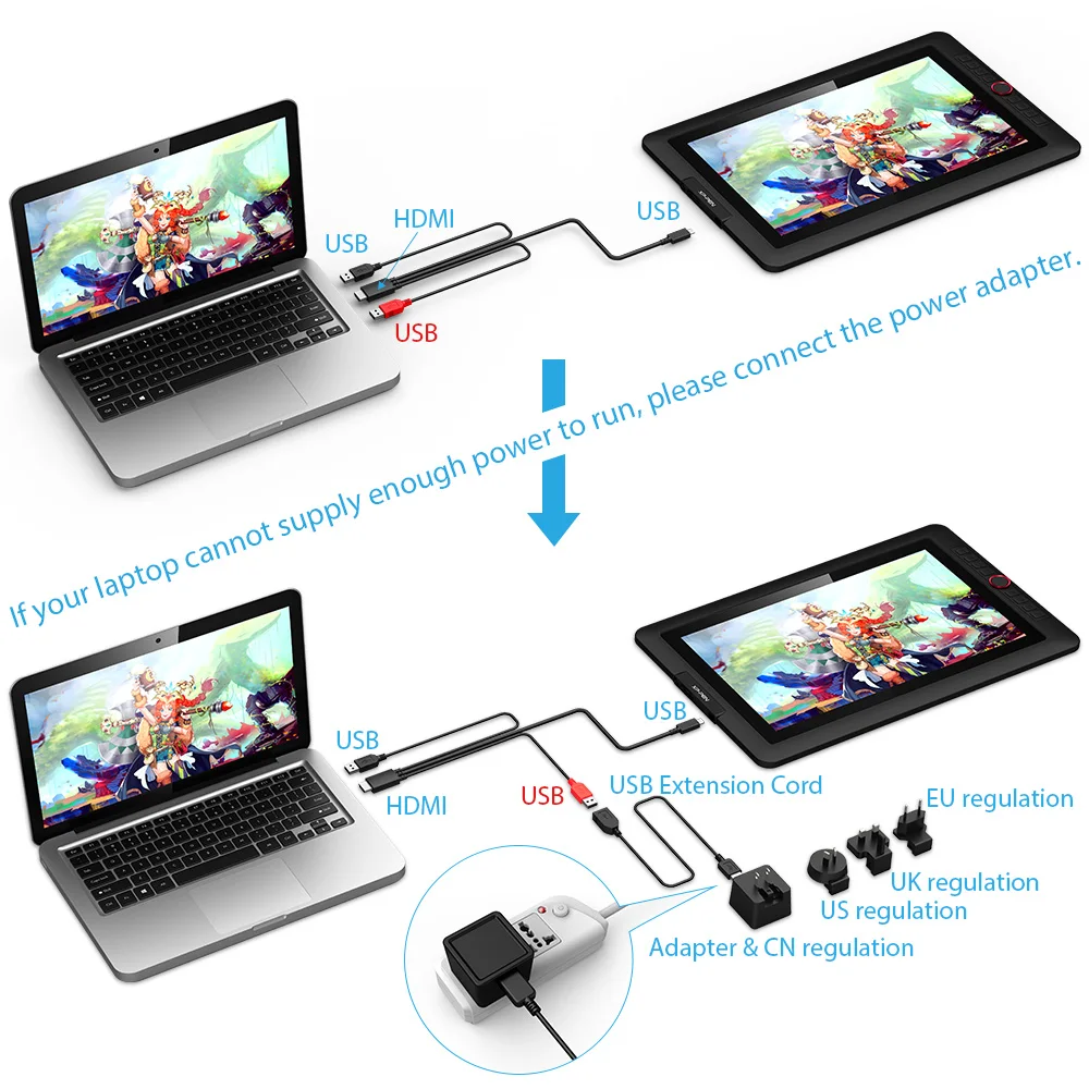 XP-PEN Pro Battery-Free Pen Graphic Tablet