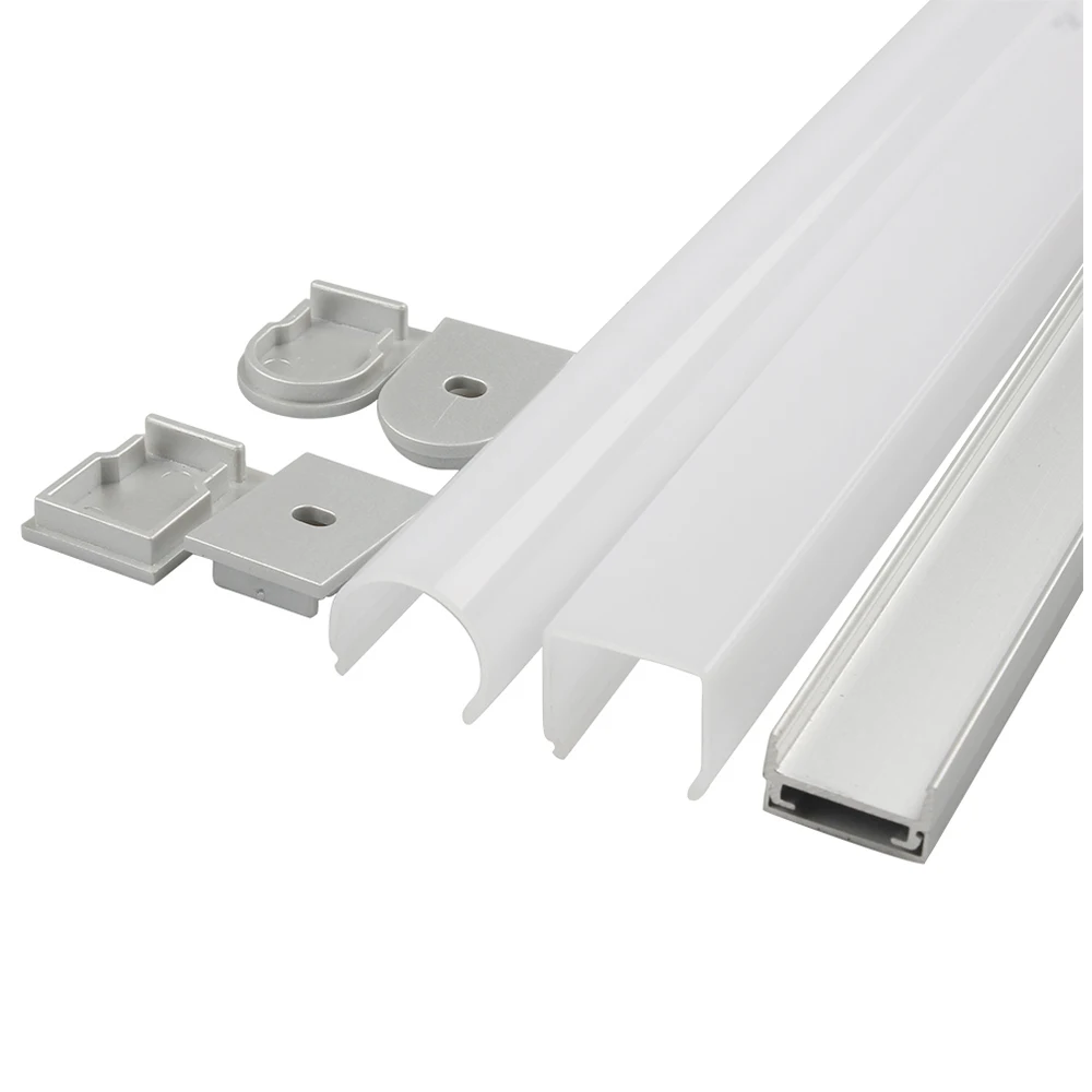 High Quality Linear Light Diffuser Cover Channel Edge Lit Led Profiles LED Aluminum Profile for LED Strip Light