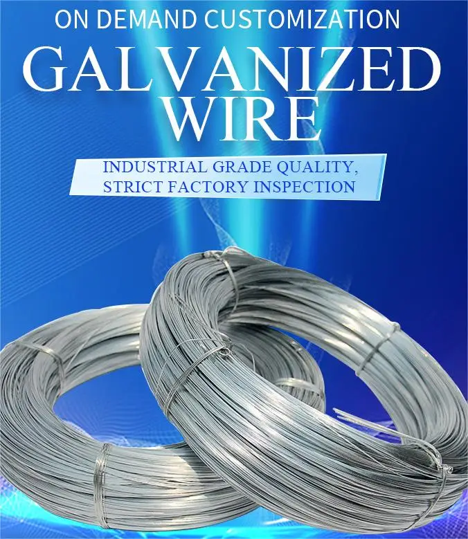 100l/c Hot Dipped Sae10b21 A53 Q235 Q345 Q195 Iron Wire 1.9mm High