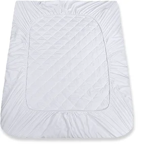 Factory directly sale 100%bamboo shell fabric mattress pad with 100% bamboo filling baby mattress topper for living room