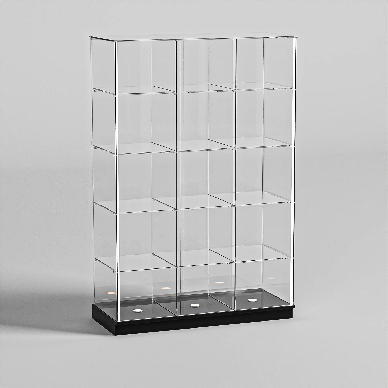 Custom Store Glass Full Vision Display Showcase With Light Buy