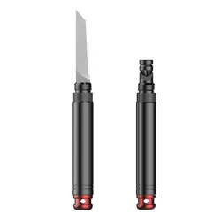 Aluminium Knife Taiwan Craft Tool Premium Aluminum Handle Art Craft Hobby Knife With 5 Pcs Blade Cutter Engraving High-carbon Steel Tool
