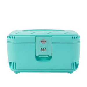 Hard Side Open Travel Cosmetic Makeup Case for Women Fashion Box with Mirror 14 Inch Inexpensive