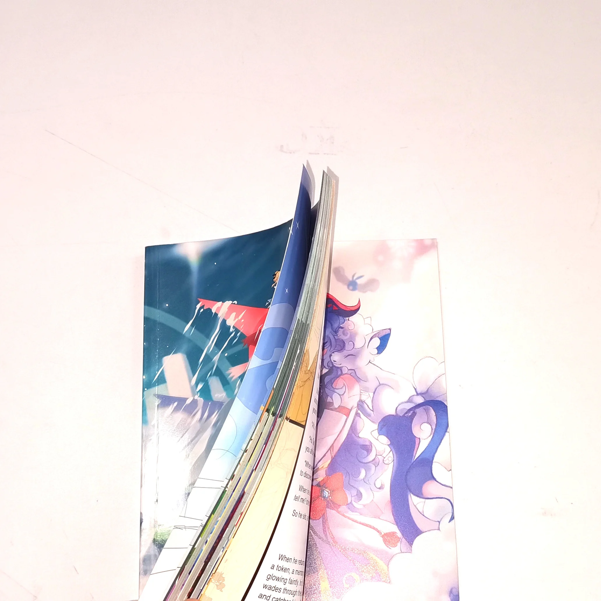 Stereoscopic Book Printing Factory Customized Books Mucilage Binding Healthy Recycled Material CMYK Printing Magazines Picture