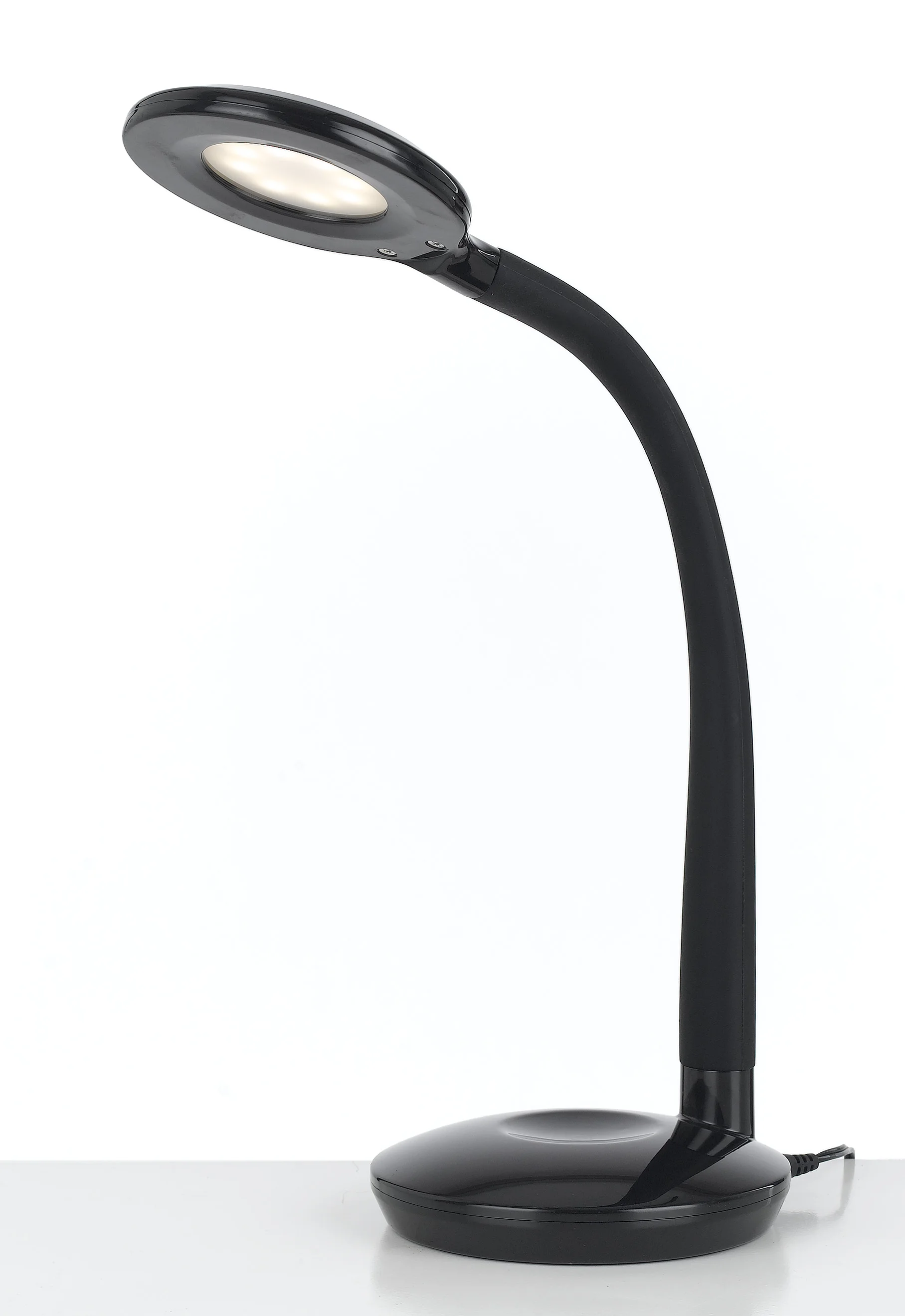 Lampe de Lecture Lumière Chaud 2800K Lire Pour Apprendre 360 ° réglable Protection des Yeux Lampe de Bureau LED à Pince Noir avec Ampoule GU10 6W Dimmable 3 Niveaux de Luminosité 