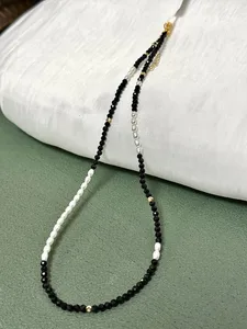 YOB  Light Luxury Niche Design 100% Freshwater Pearl Women's Fashionable Hot Selling Jewelry Necklace