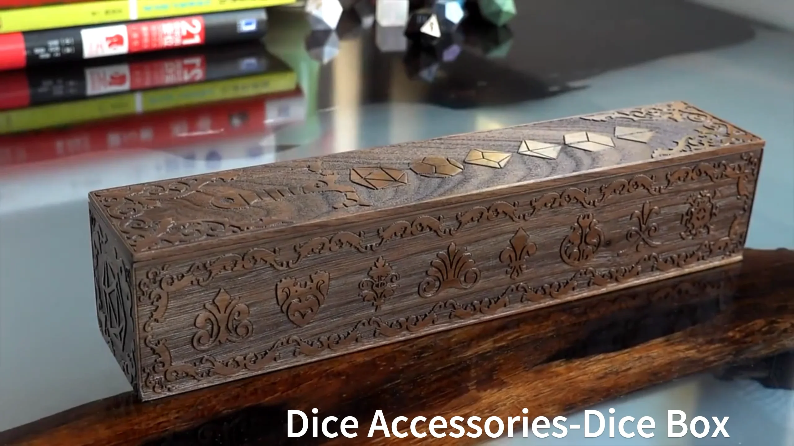 Udixi Retro Style Dice Tower Dungeons And Dragons Custom Logo Rpg Resin