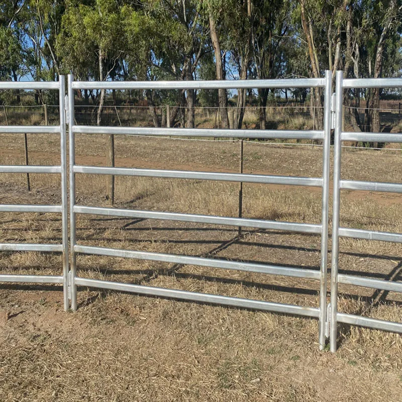 Livestock Corral Panels Square Tube Type Pipe Fence For Cattle And ...