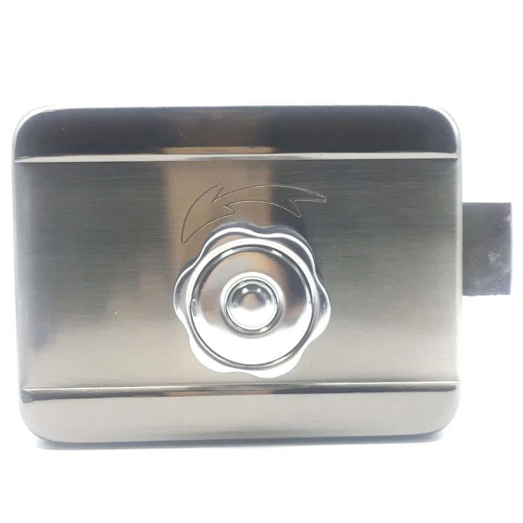 Smart Password Fingerprint Key Night Latch Gate Outdoor Waterproof Digital Garden Electric Rim Lock