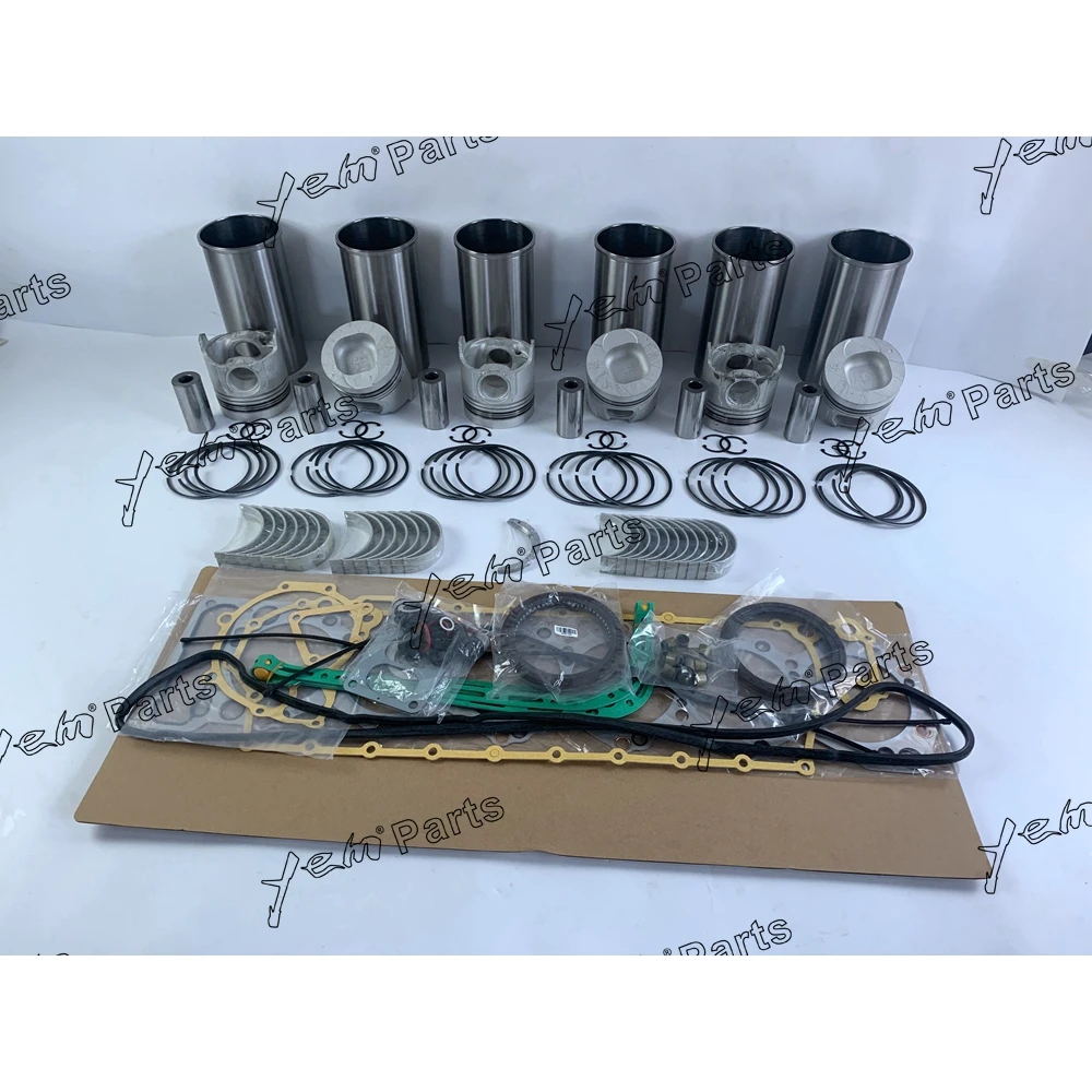 6SD1 Engine Rebuild Kit With Piston Ring Liner Cylinder Gaskets Bearings for Isuzu Engine Spare Parts