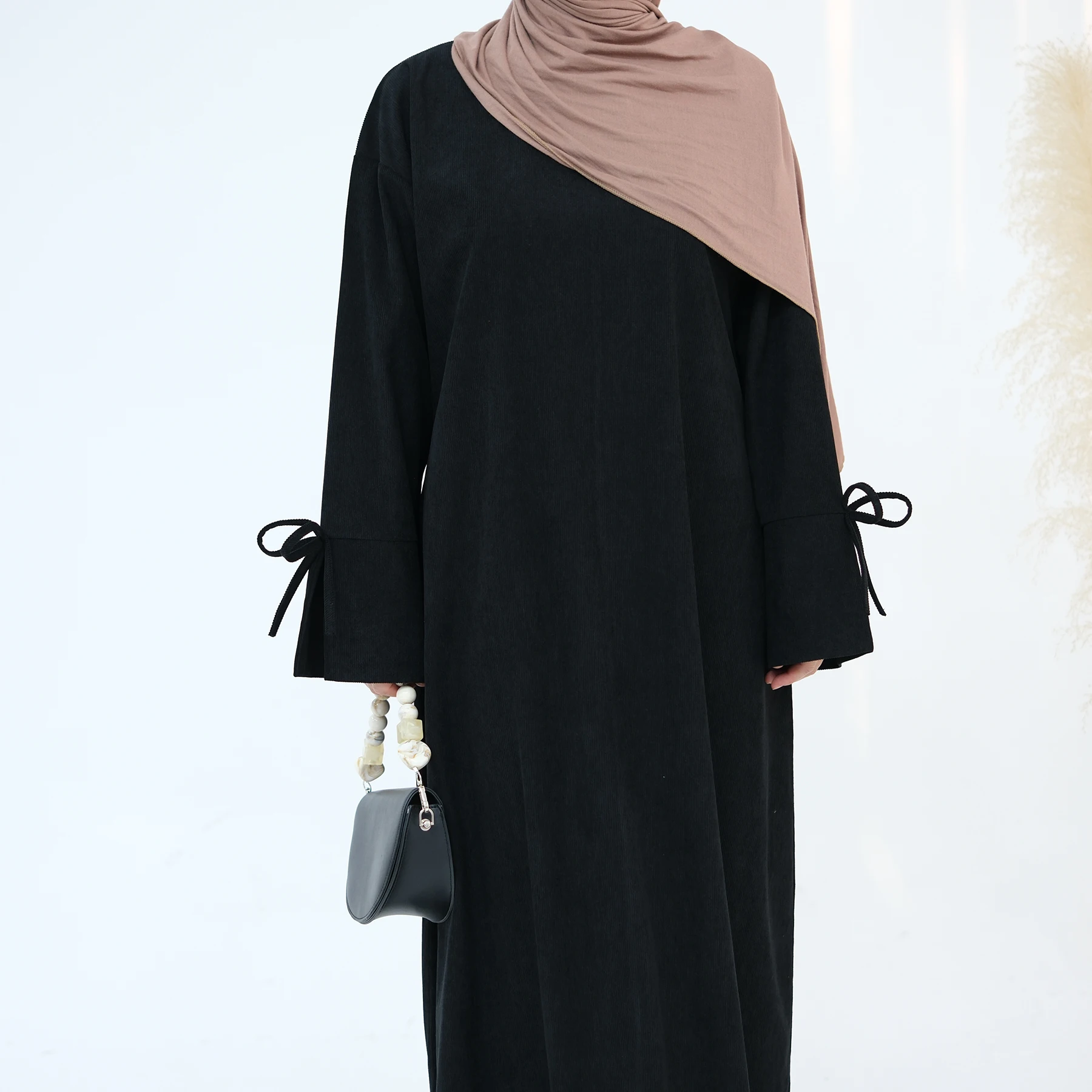 ivory dress for woman Renata Contrast Maxi Dress