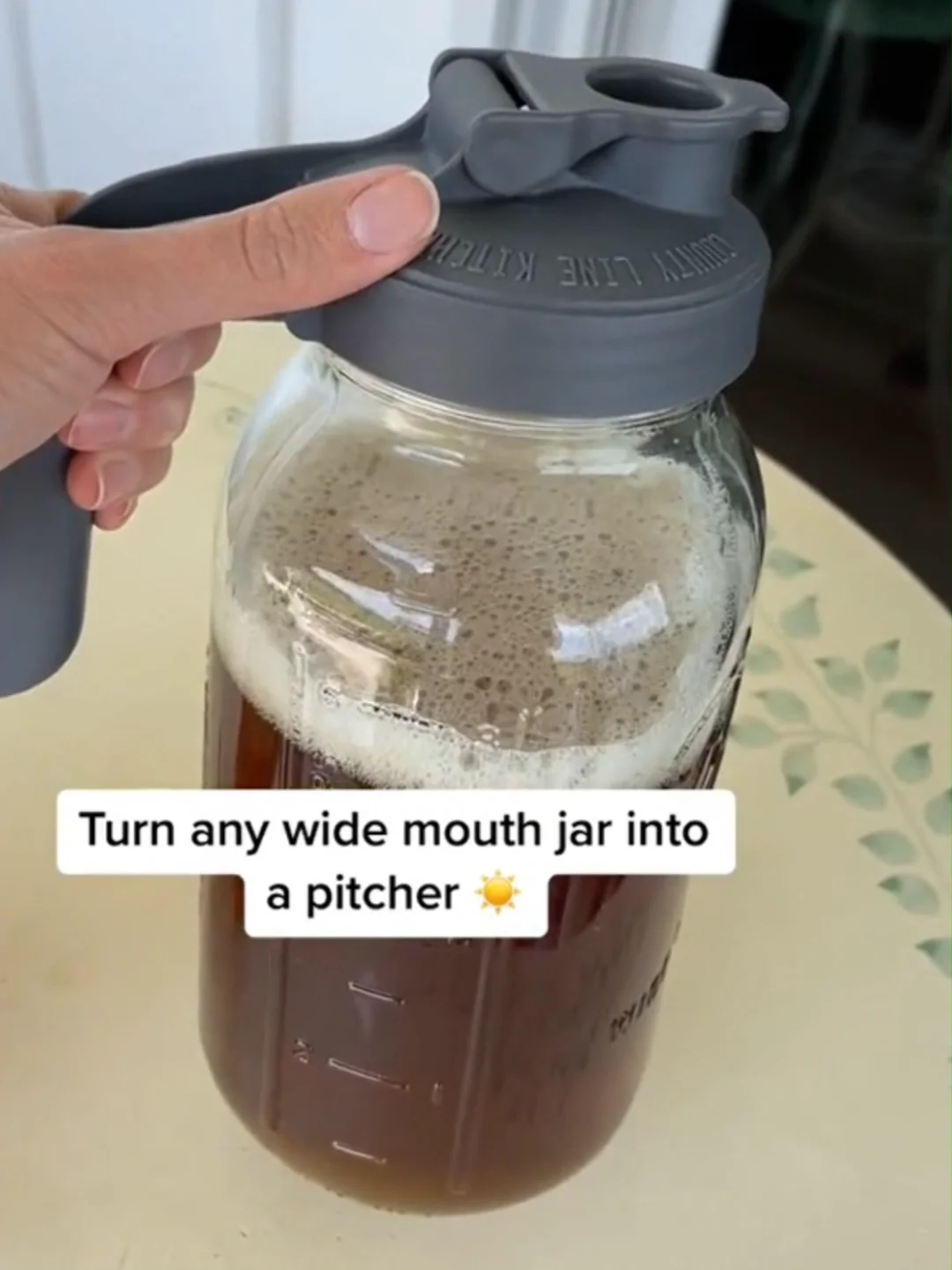 70mm 86mm Mason Jar Plastic Flip Pour Lids For Airtight Storage Juice