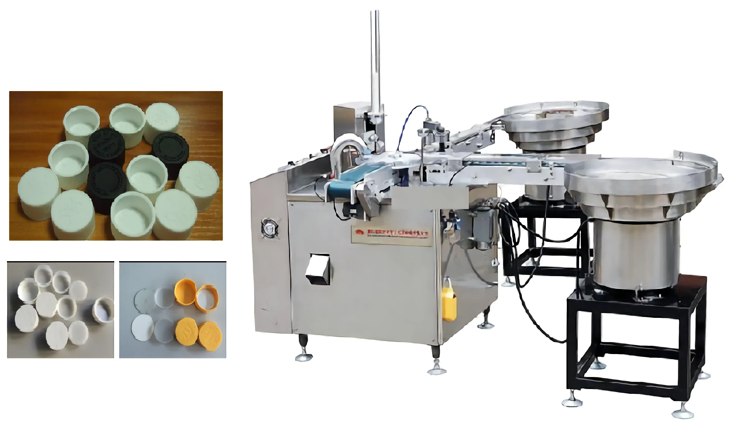 Complete Automatic High Quality Good Service Stable Function Plastic Cap Lid Closer Assembly Plug Gasket Machine
