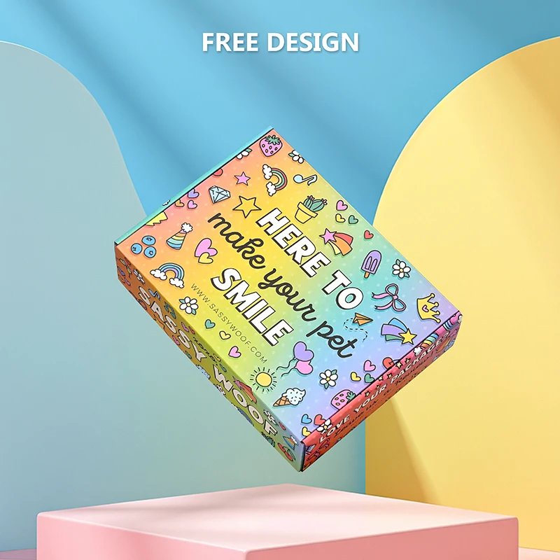 Custom Printed Shipping Mailer Corrugated Cardboard Paper Packaging Box for Shipping