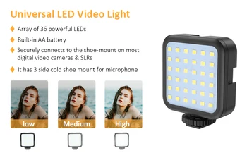 Best Selling Smartphone Vlogging Equipment Shotgun Recording Microphone LED Video Light Vlogging Kit with Tripod Stand detail image