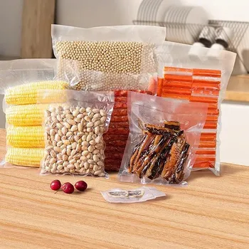 China Factory Supply PA/PE Moisture Proof Vacuum Sealer Bags Roll Embossed Vacuum Food Packaging Bag&Pouch for Food