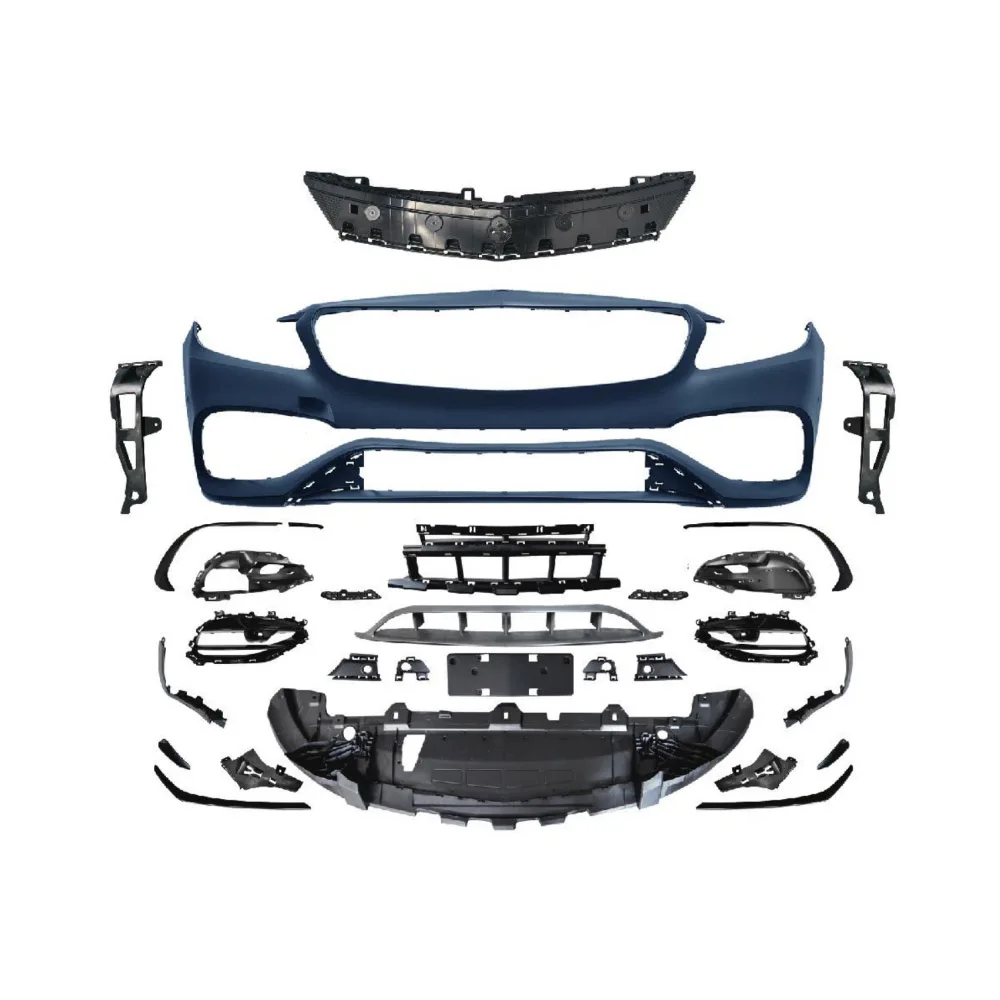 FACTORY PRICE AUTO BODY PARTS FRONT BUMPER ASSY for W176 2013-2015 UPGRADE to AMG 2016-2018