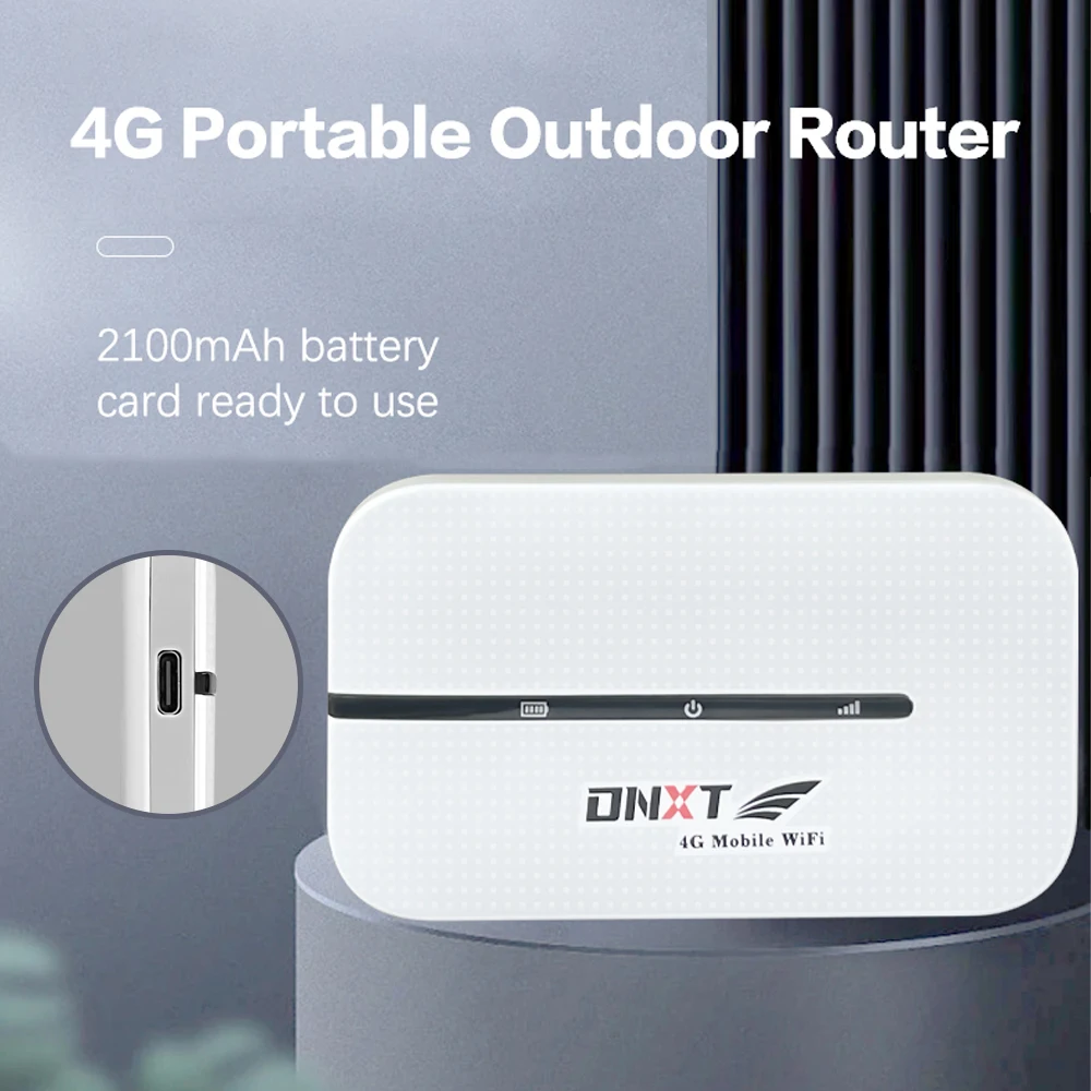 4G LTE Wi-Fi Mobile Router for Outdoor Use with SIM Slot