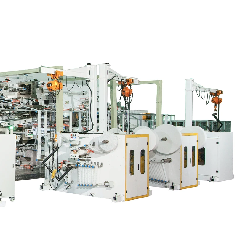 Machine Fully Automatic Diaper Making Machine Baby Diapers Production Line