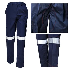 Factory Sales 100% Cotton Work Pants Breathable for Construction and Outdoor Work Summer Uniform