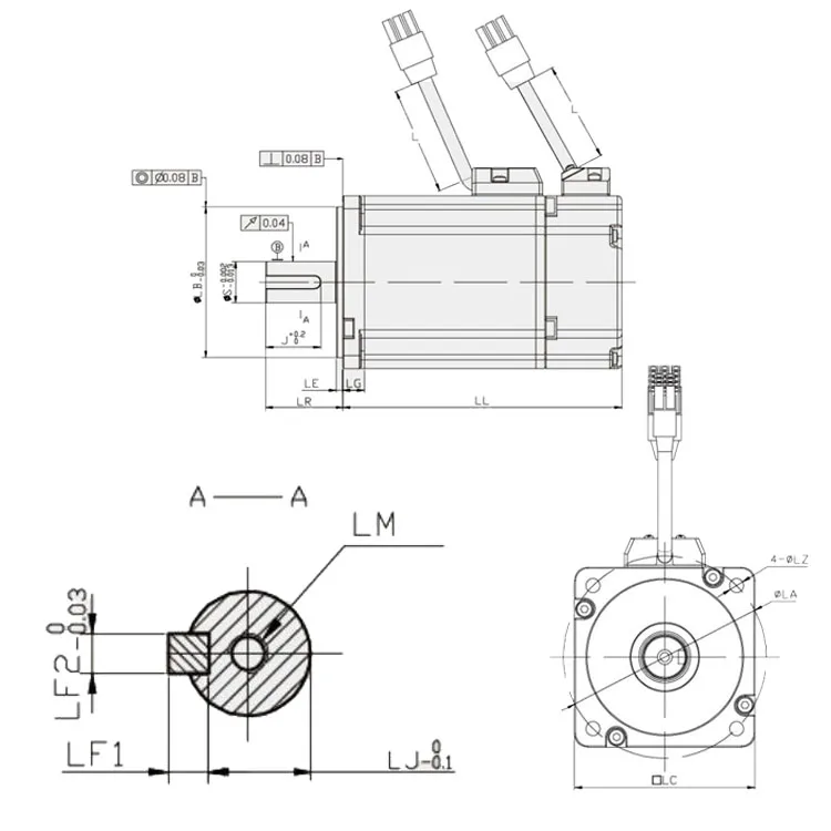 3 Phase 220v 380v Series Ac Dc 0.4kw Servo Driver With Motor - Buy Ce ...