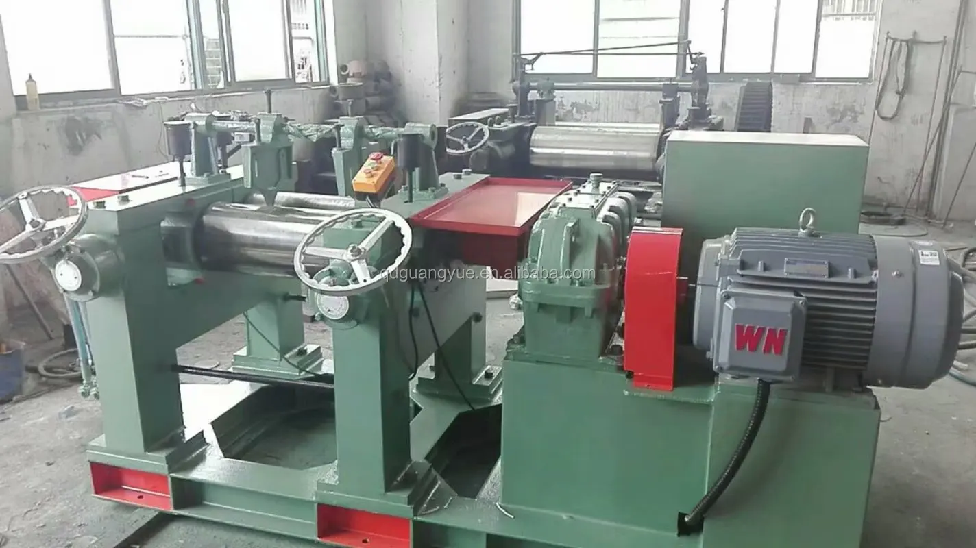 2 Roll Rubber Mill Plastic Laboratory Roll Mill 2 Roll Rubber Mix ...