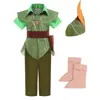 Green Peter Pan coat + pants + foot Cover + hat