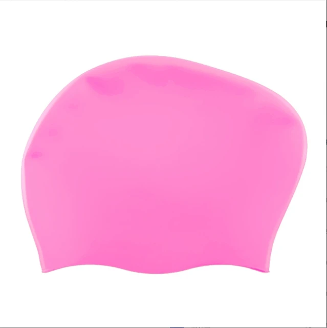 Manufacturer swimming cap wholesale seamless solid color quick-drying swimming cap high elastic non-tight silicone swimming cap