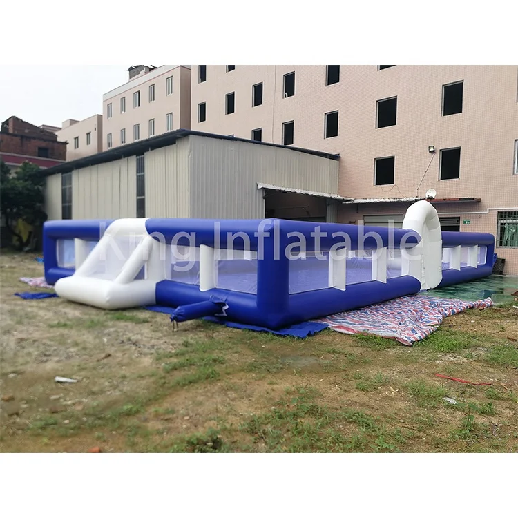 Portable  Inflatable soap filed football field inflatable paintball field for bunker game