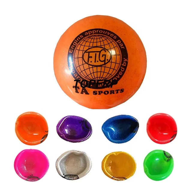 Professional PVC Glitter Exercise Ball for Rhythmic Gymnastics