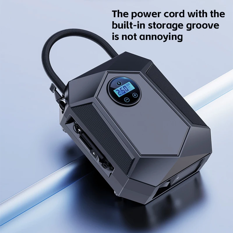 PCMOS Tyre Air Pressure Pump New Portable Mini Car Emergency Inflator Digital Display Wireless Tyre Inflators Car Air Pump - view 5