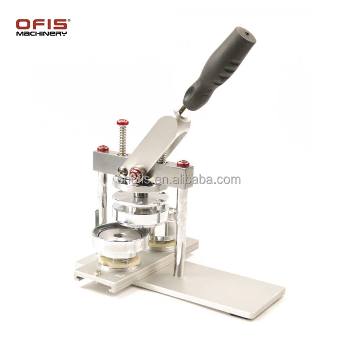 Manual Round Button Maker Machine Badge Making Machine with Multiple Molds
