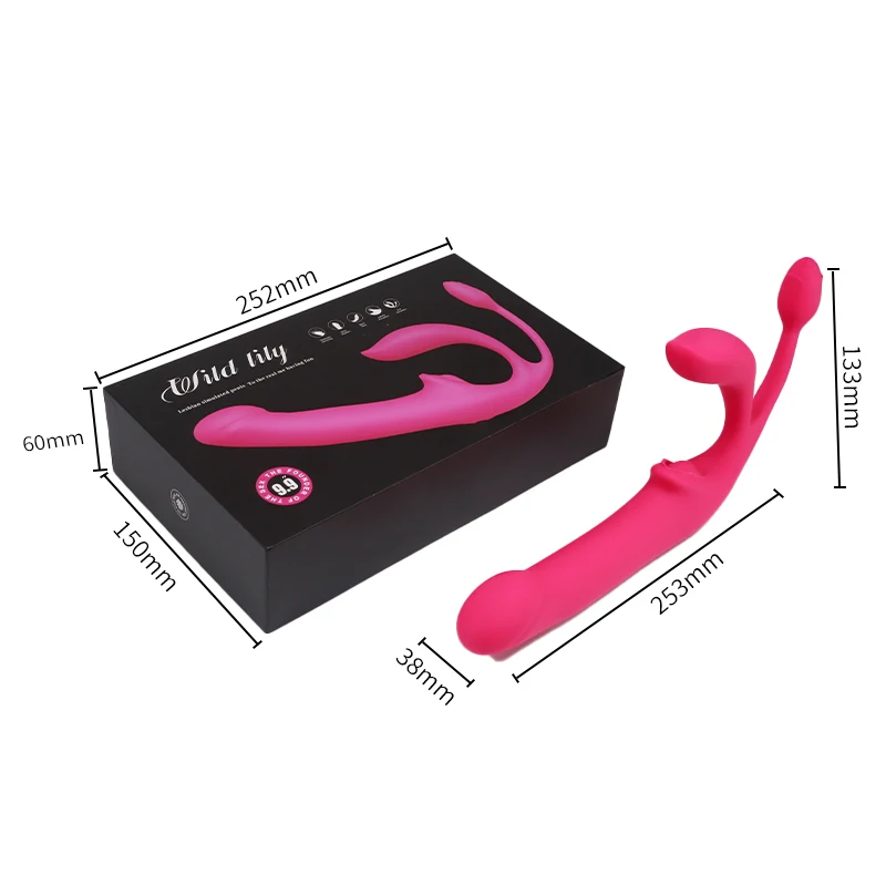10 Frequency Vibration Tapping Vibrator G Spot Stimulate Powerful Double Head Sex Toy Vibrator for Lesbian Factory New Hot Sale
