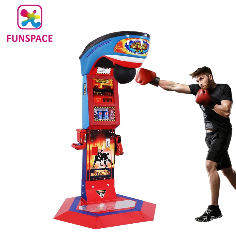 Funspace High Quality Sport Theme Coin Operated Red Punching Arcade Boxing Game Machine With Factory Price for Game Center