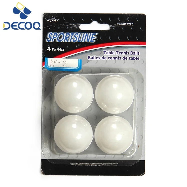 Factory Direct Sale Customized Oem Accept 40mm Seamless pp Blister Packed Table Tennis Ball