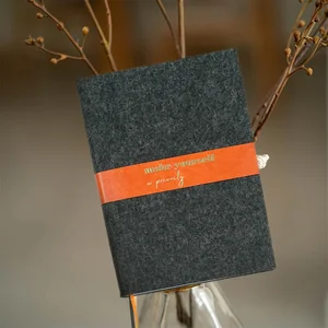 Grow Plant Notebook A4 B5 A5 A6 Custom Print Pu Leather Felt Fabric Soft Notepad Eco Friend Planner Agenda Notebooks with logo